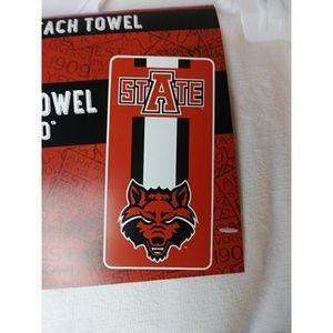 Arkansas State Red Wolves Beach Towel 30"x60" New